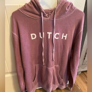 Pink Dutch Bros hoodie